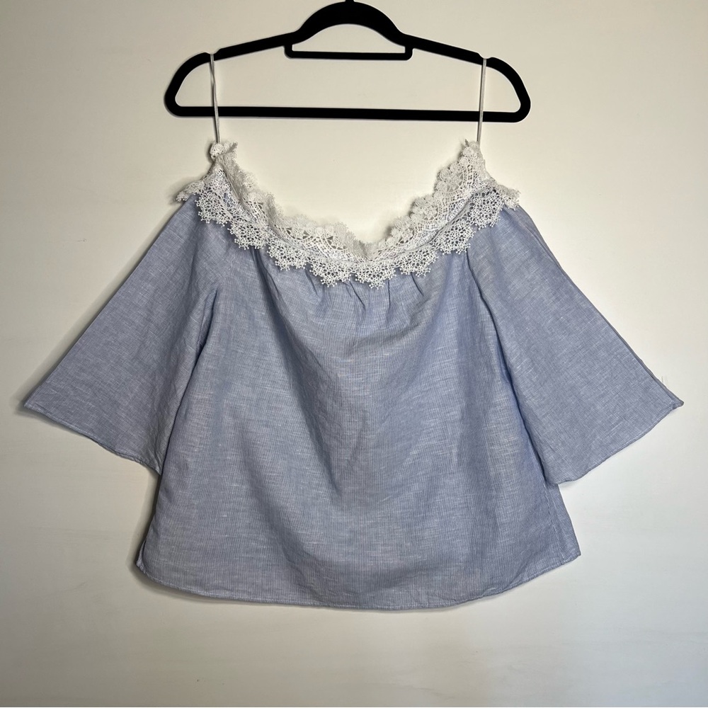 ZARA BASIC OFF SHOULDER BLOUSE
